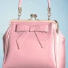 Amerikaanse Vintage Patenttas In Roze-Banned Retro Best