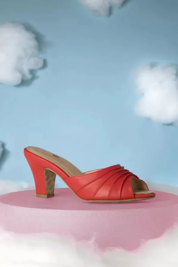 Ava Solemate Slip On Muiltjes In Rood-Lola Ramona u2665 Topvintage Best