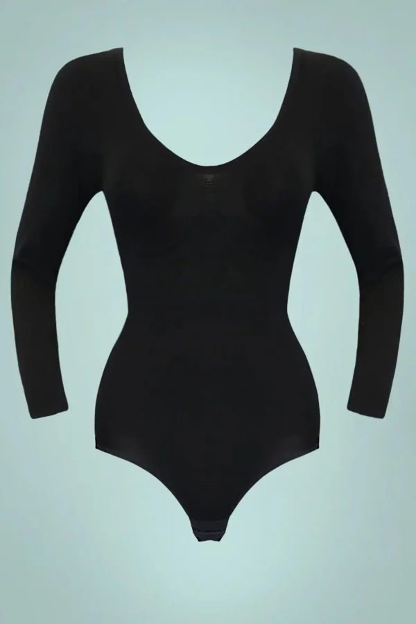Bamboe Bodysuit In Zwart-MAGIC Bodyfashion Sale