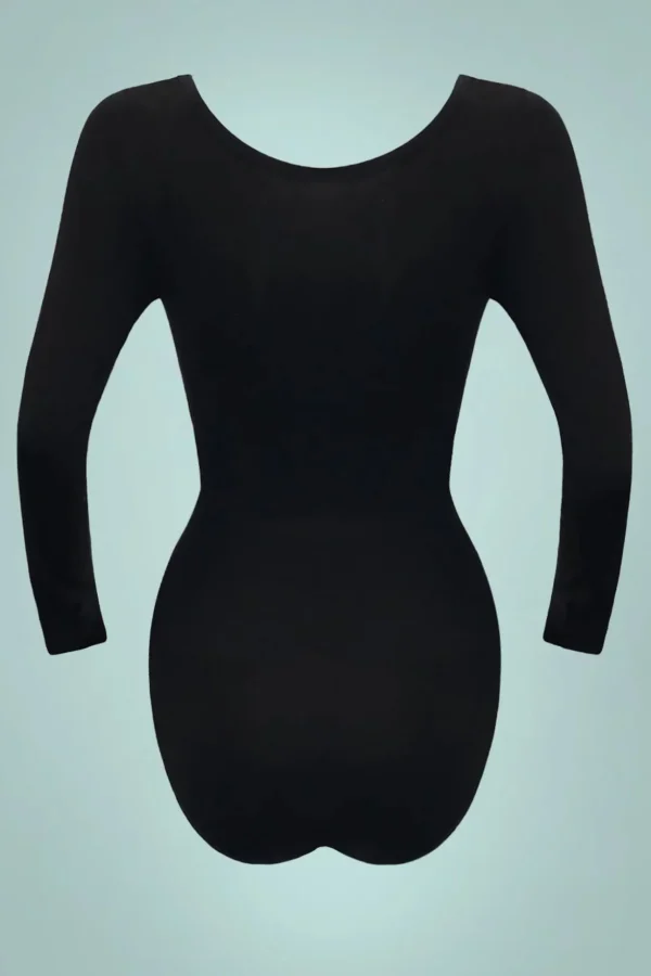 Bamboe Bodysuit In Zwart-MAGIC Bodyfashion Sale