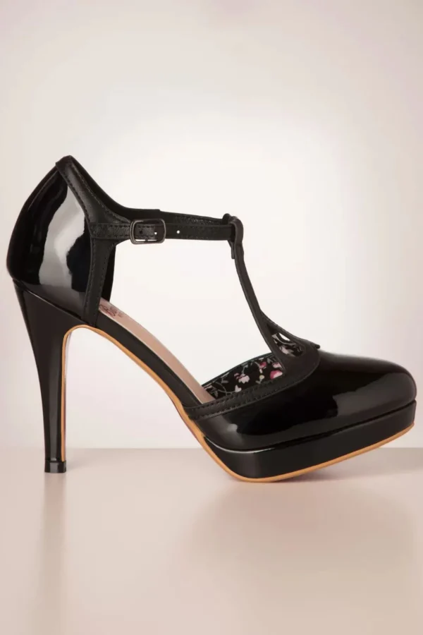 Betty-Pumps In Zwart-Banned Retro Cheap
