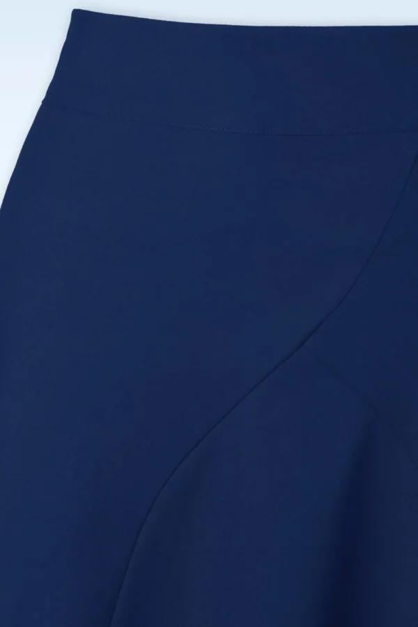 Carol Classic Panel Rok In Marineblauw-Banned Retro Best