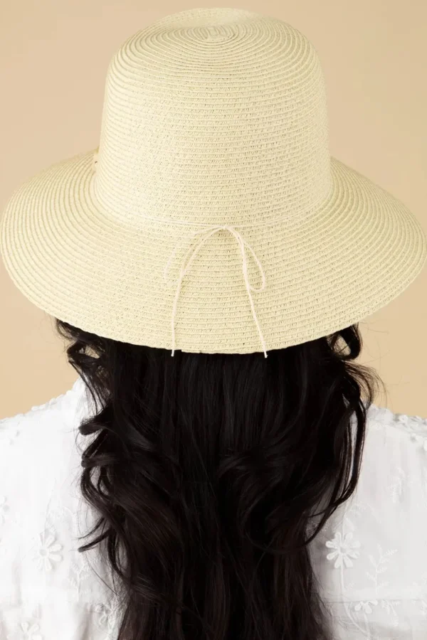 Cisi Stro Bucket Hoed In Naturel-Amici Clearance