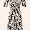 Colette Geknoopte Jurk In Zwart-Surkana Outlet