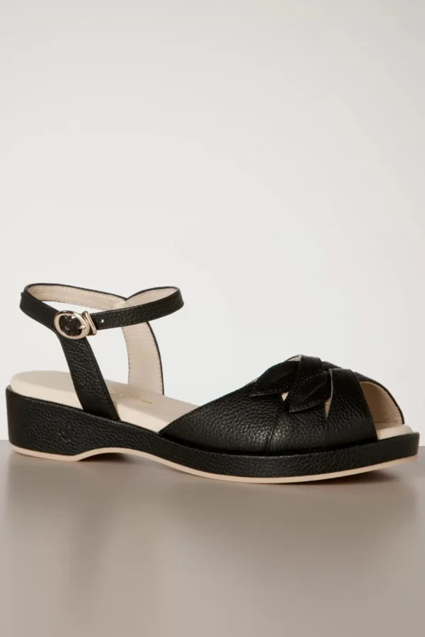 Elba Sandalen In Zwart-Charlie Stone Clearance