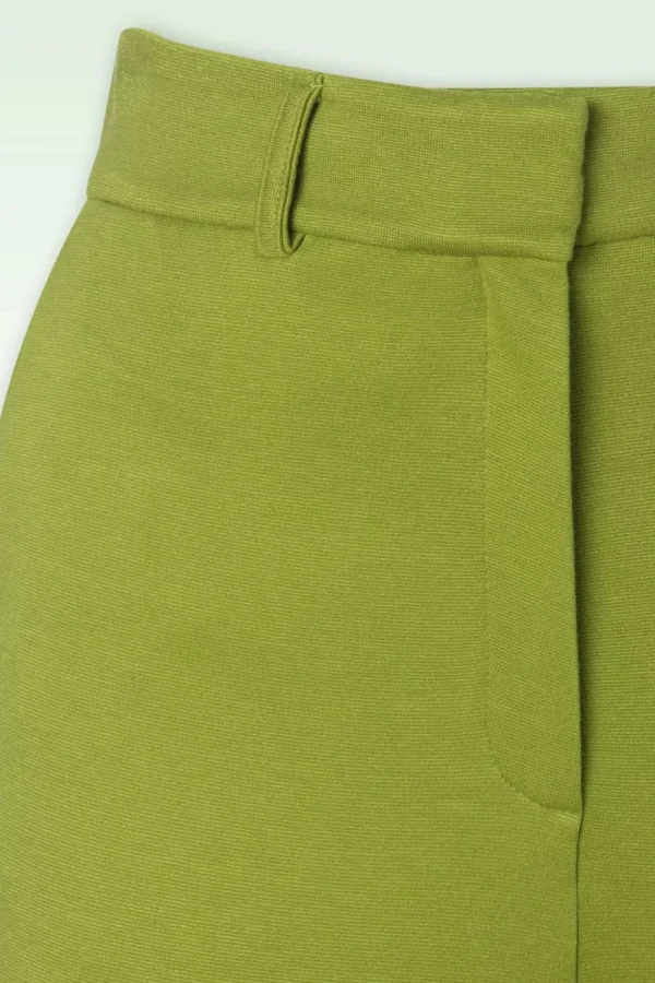 Federica Milano Uni Broek In Woodbine Groen-King Louie Cheap