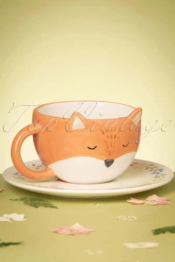 Finley Fox Theekop En Schotelset-Sass & Belle Outlet