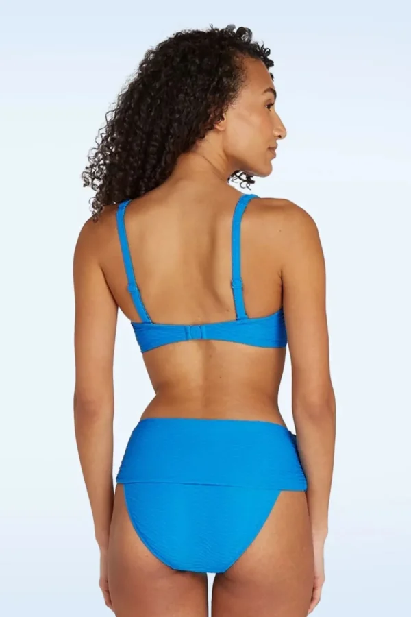 Flipover Bikinibroekje In Blue Snake-TC Beach Sale