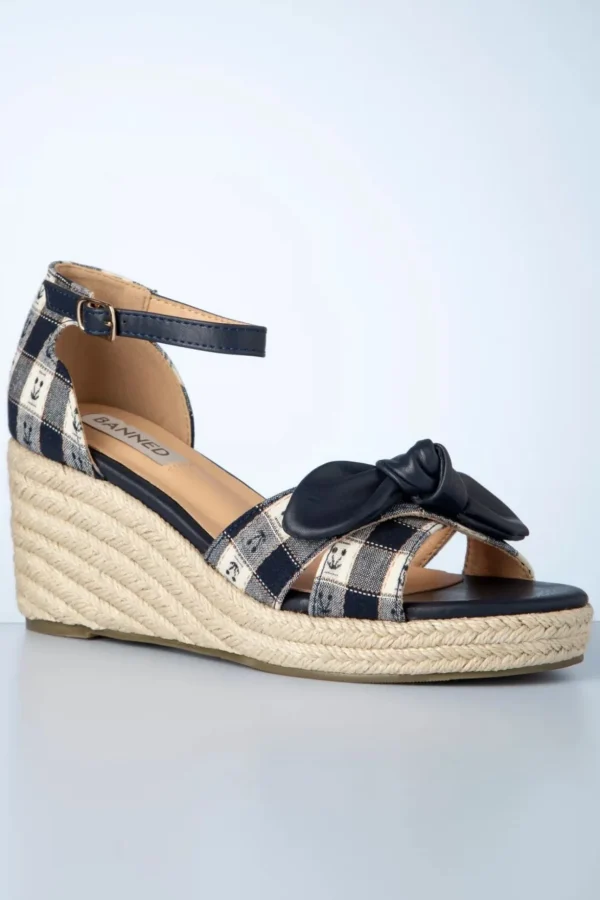 Free Spirit Sleehakken In Navy-Banned Retro Sale