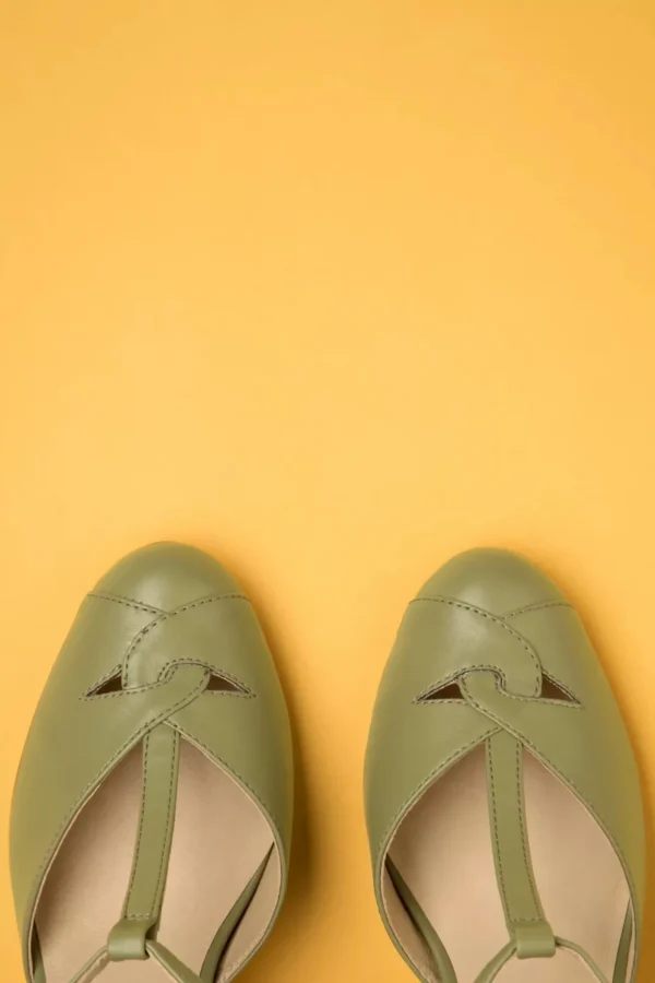 Glinda T-Strap Pumps In Salie-Chelsea Crew Shop