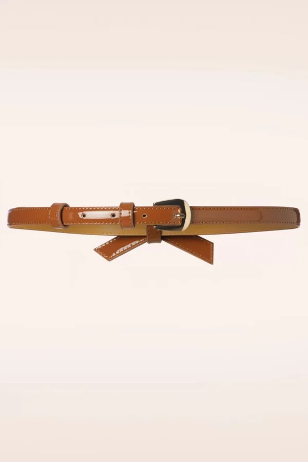 Gold Rush Riem In Bruin-Banned Retro New