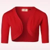 Hudson Bolero In Donkerrood-Banned Retro Fashion