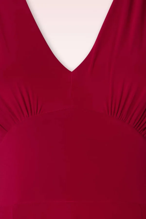 Isabella Swing Jurk In Rood-Vintage Chic for Topvintage Clearance