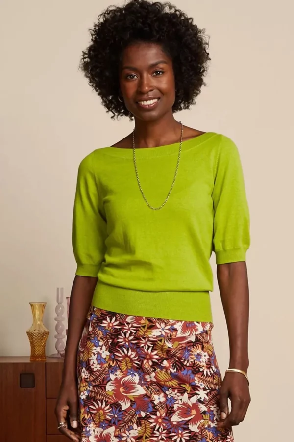 Ivy Cocoon Top In Limoen-King Louie Discount