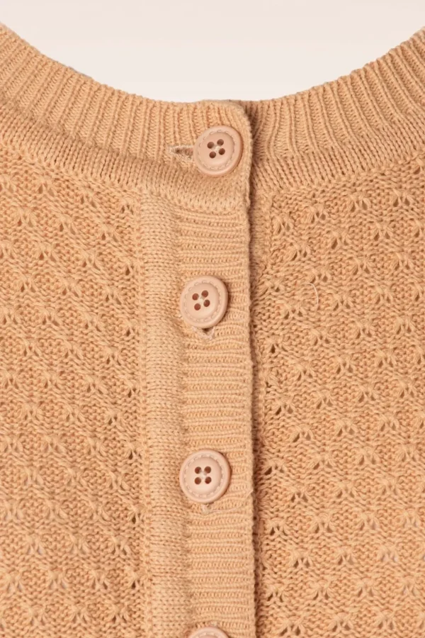 Jennie Vest In Bruin-Mak Sweater Shop