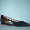 Josie Suede Ballerina's In Marineblauw-Tamaris Best