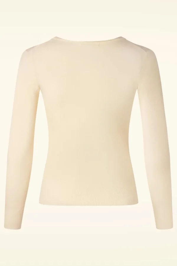 Kelly Trui In Ivoorwit-Mak Sweater Sale