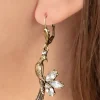 Kristallen Dwergpapegaaien Oorbellen In Goud-Lovely Flash Sale