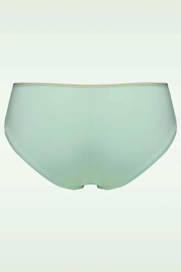 Lucky Clover Slip In Mintgroen En Goud-Marlies Dekkers Cheap