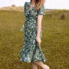 Magnolia My Fair Lady Jurk In Blauw-Very Cherry Clearance