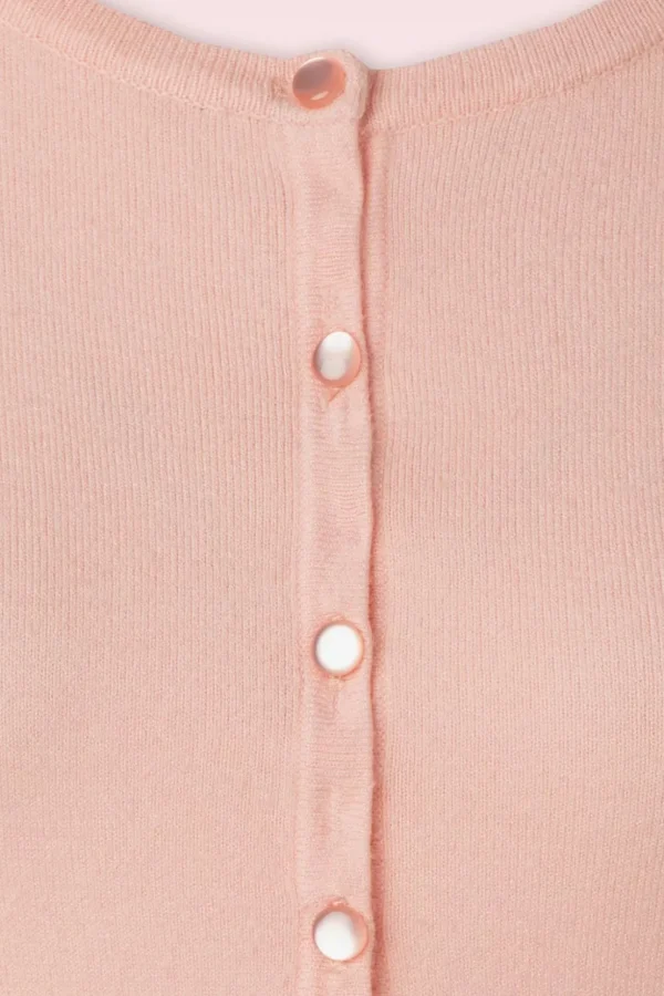 Nyla Cropped Vest In Poeder Roze-Mak Sweater Online