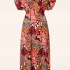 Palma Maxi Jurk In Multi-Surkana Fashion