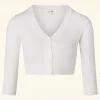 Shela Cropped Vest In Ivoor-Mak Sweater Best