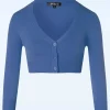 Shela Cropped Vest In Viola Lblauw-Mak Sweater Store