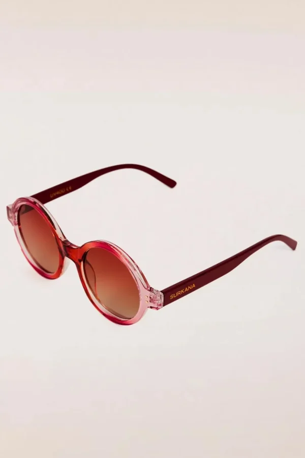 Stay Shady Ronde Zonnebril In Rood-Surkana New