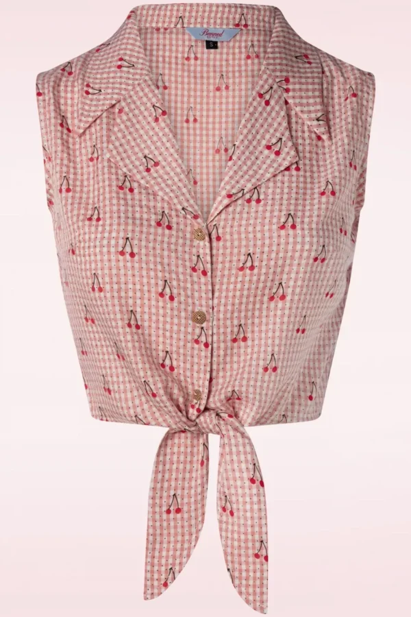 Sweet Pea Blouse In Roze-Banned Retro Discount