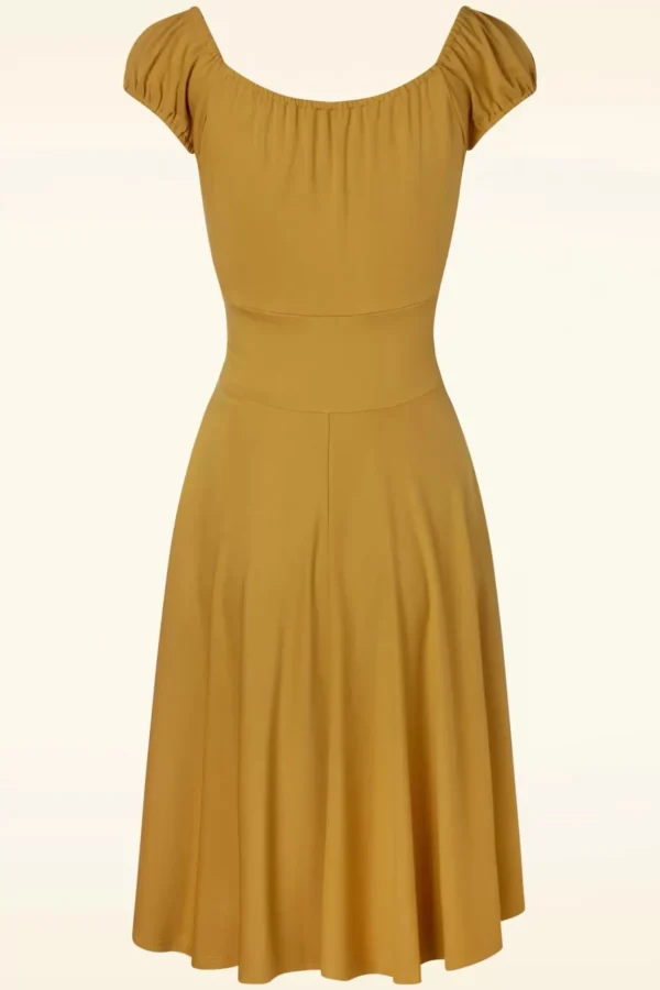Tessy Swingjurk In Mosterdgeel-Vixen Sale