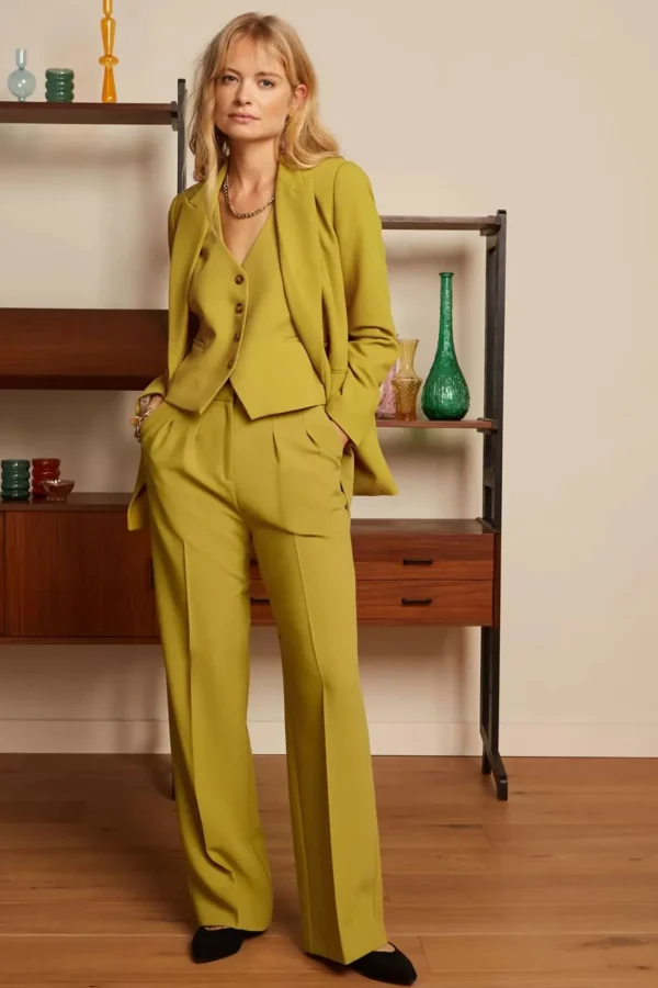 Tina Simonet Blazer In Sulphur Geel-King Louie Store
