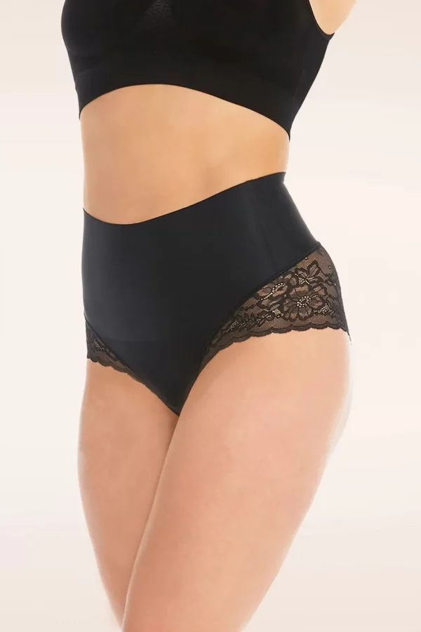 Tummy Shaper Lace Slip In Zwart-MAGIC Bodyfashion Best Sale